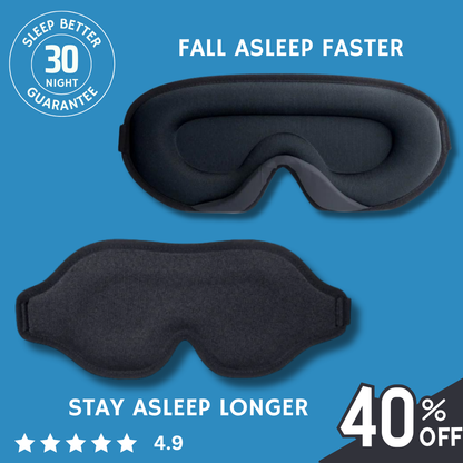 Elevated Blackout Sleep Mask