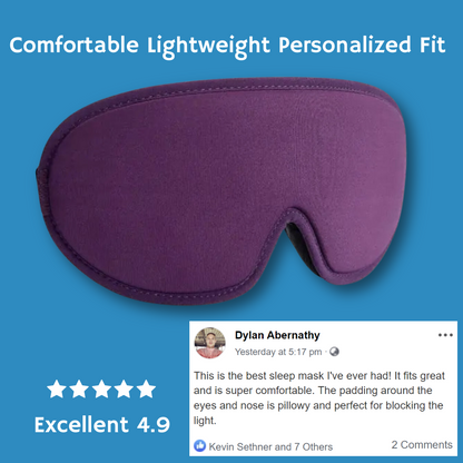 Elevated Blackout Sleep Mask